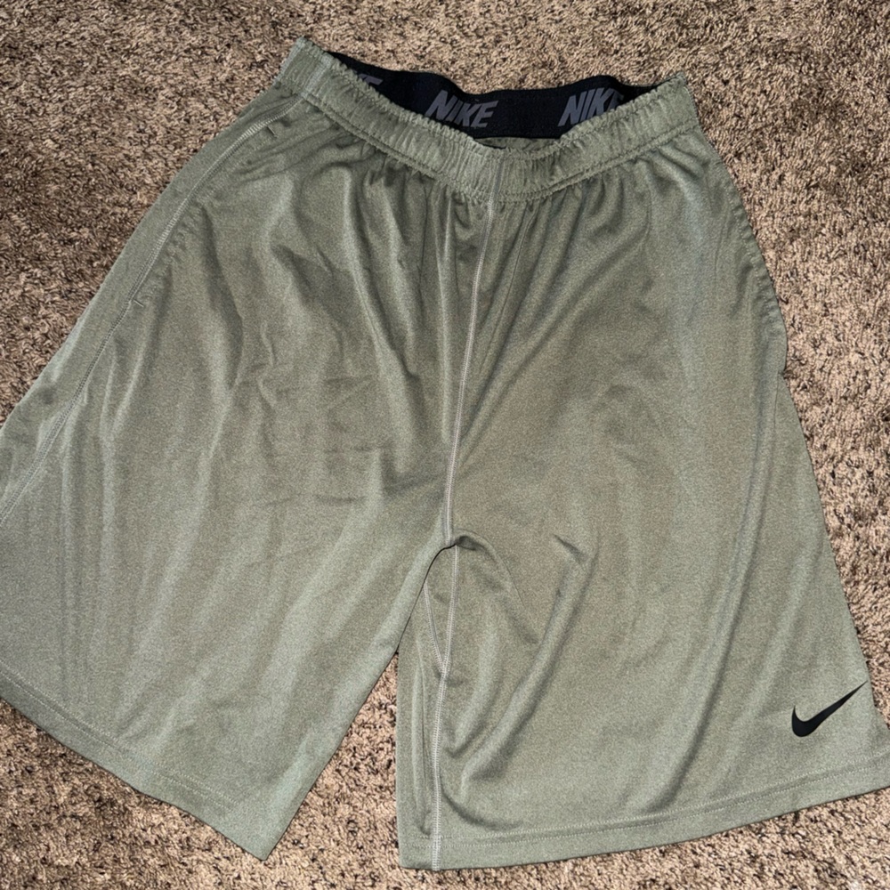 Nike Men's Olive Athletic Shorts